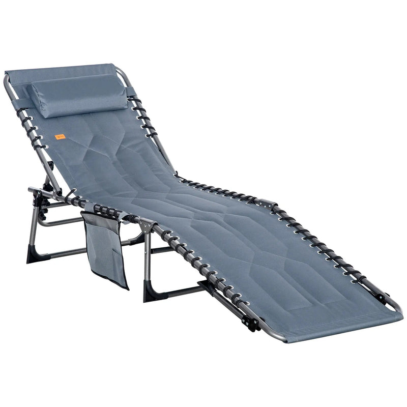 Outsunny Padded Folding Chaise Lounge Chair by HouseOfZazla
