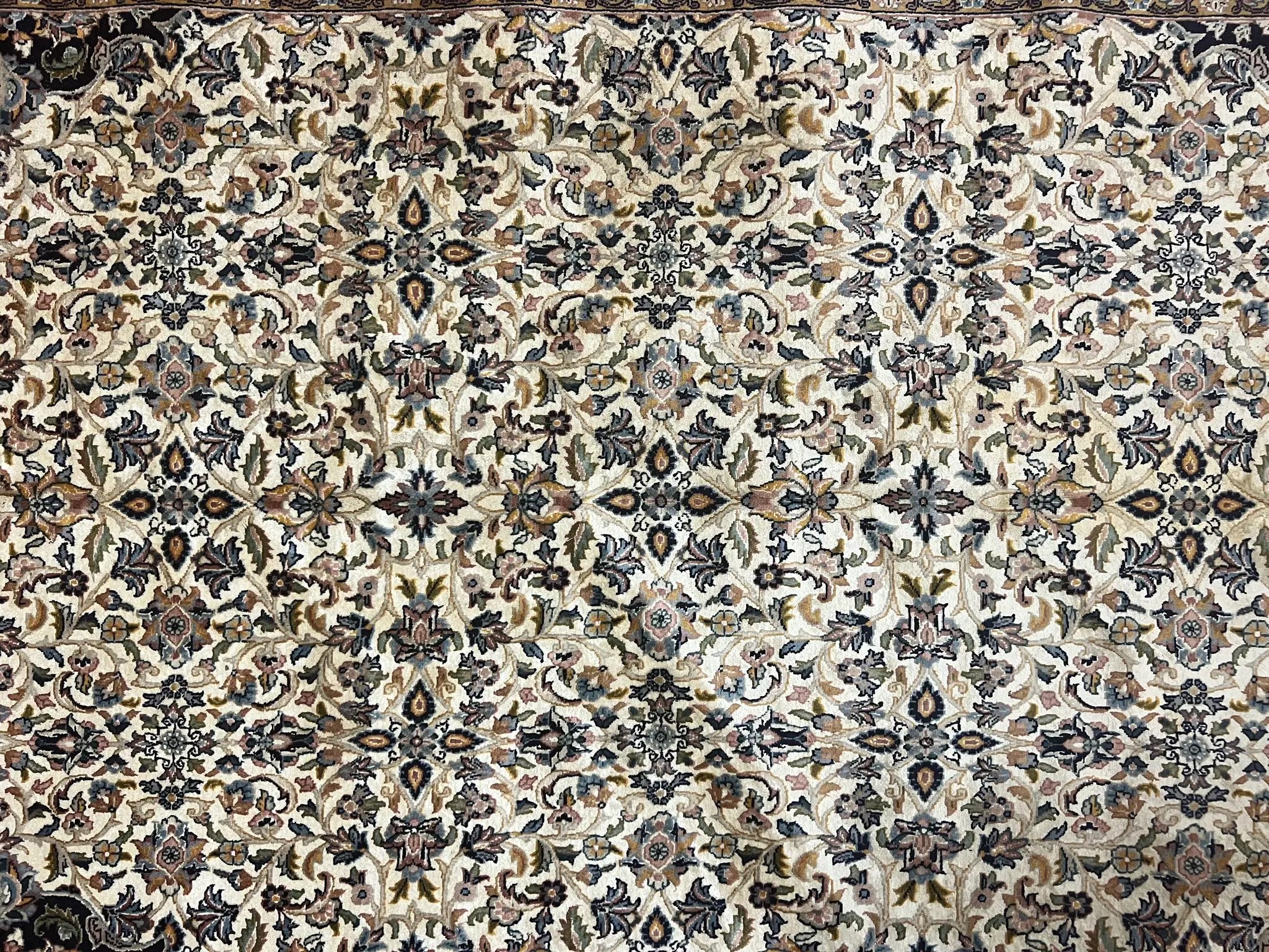 Pak Persian Rug 5x8, Handmade Wool Oriental Carpet, Vintage Rug, Floral Allover, Very Fine 320 KPSI by Jewel Rugs