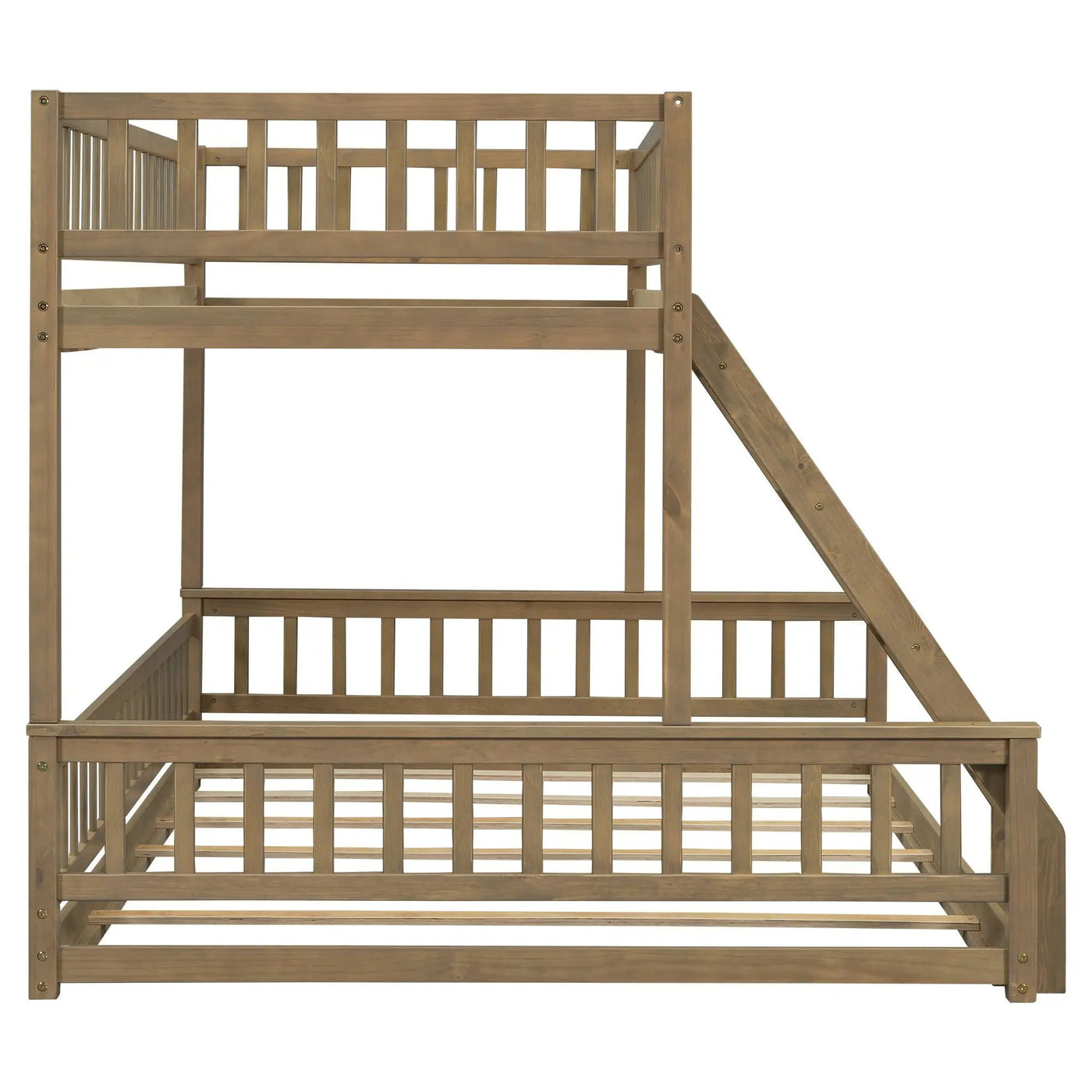 Bunk Bed With Ladder And Guardrails by HouseOfZazla