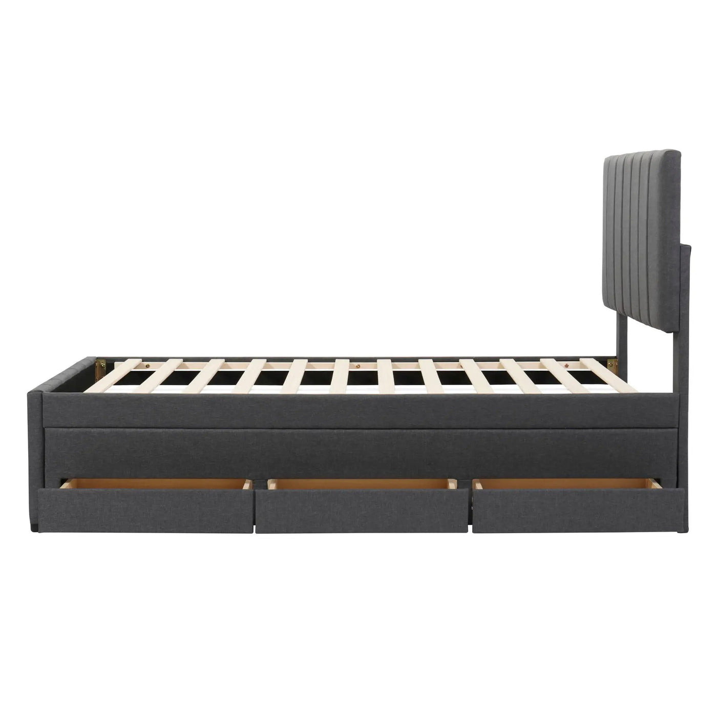 Upholstered Design Platform Bed With Trundle by HouseOfZazla