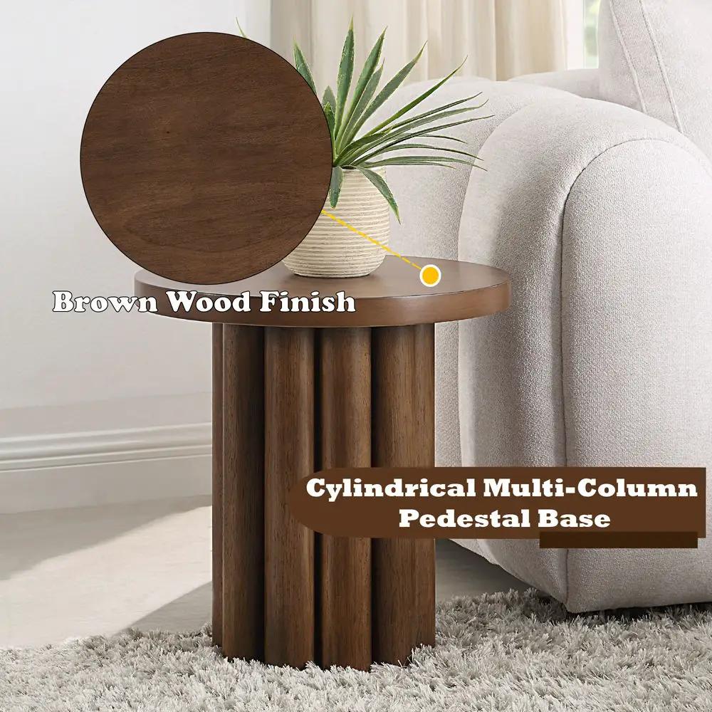 Sanat - End Table - Brown by Unique Piece Furniture