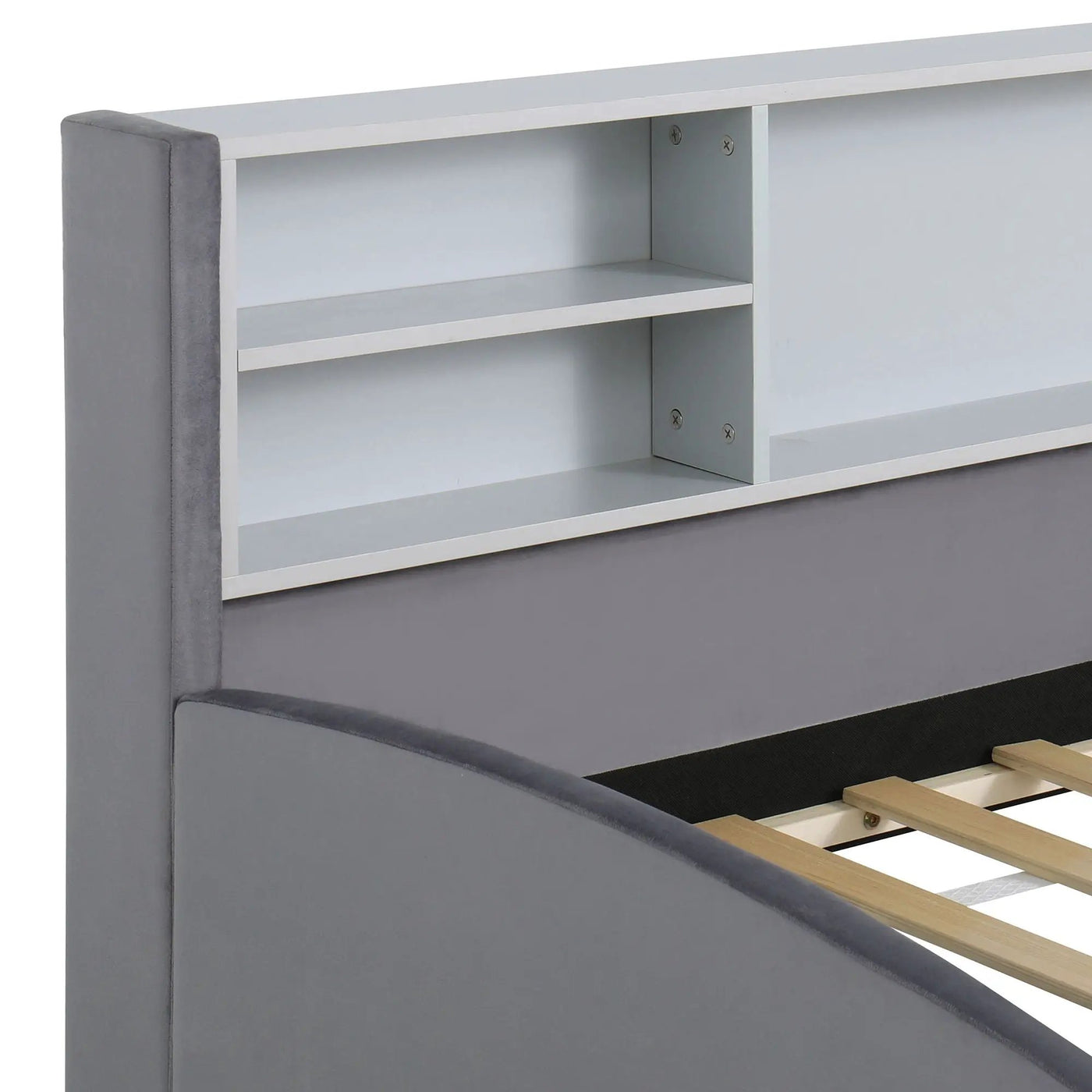 Luxurious Upholstered Platform Bed With Storage Drawers by HouseOfZazla