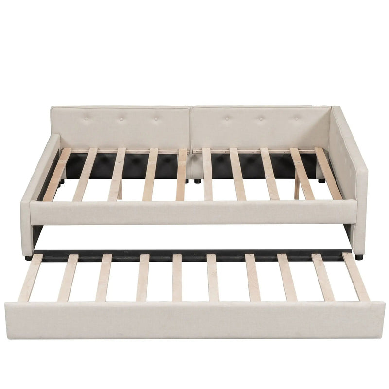 Platform Bed With USB Ports by HouseOfZazla