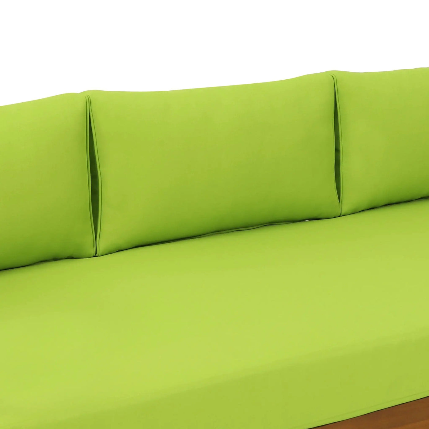 Claremont 3 Seater Daybed Teak Acacia Wood Water Resistant Cushions by HouseOfZazla