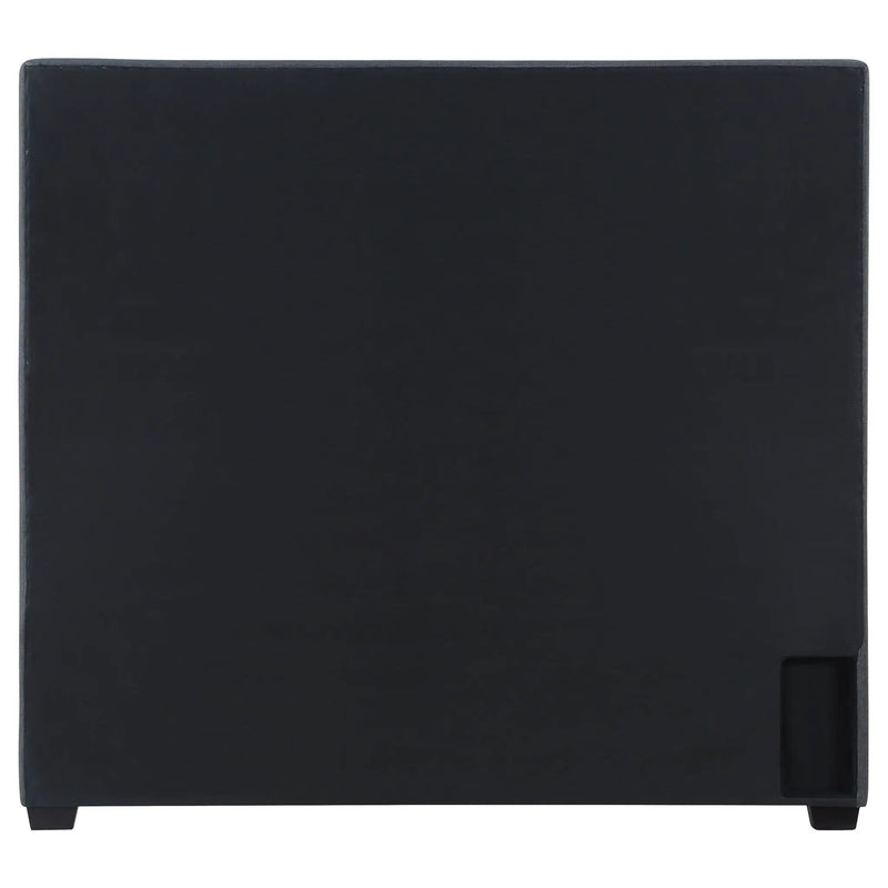 Bowfield Upholstered Queen Panel Bed Charcoal by Unique Piece Furniture