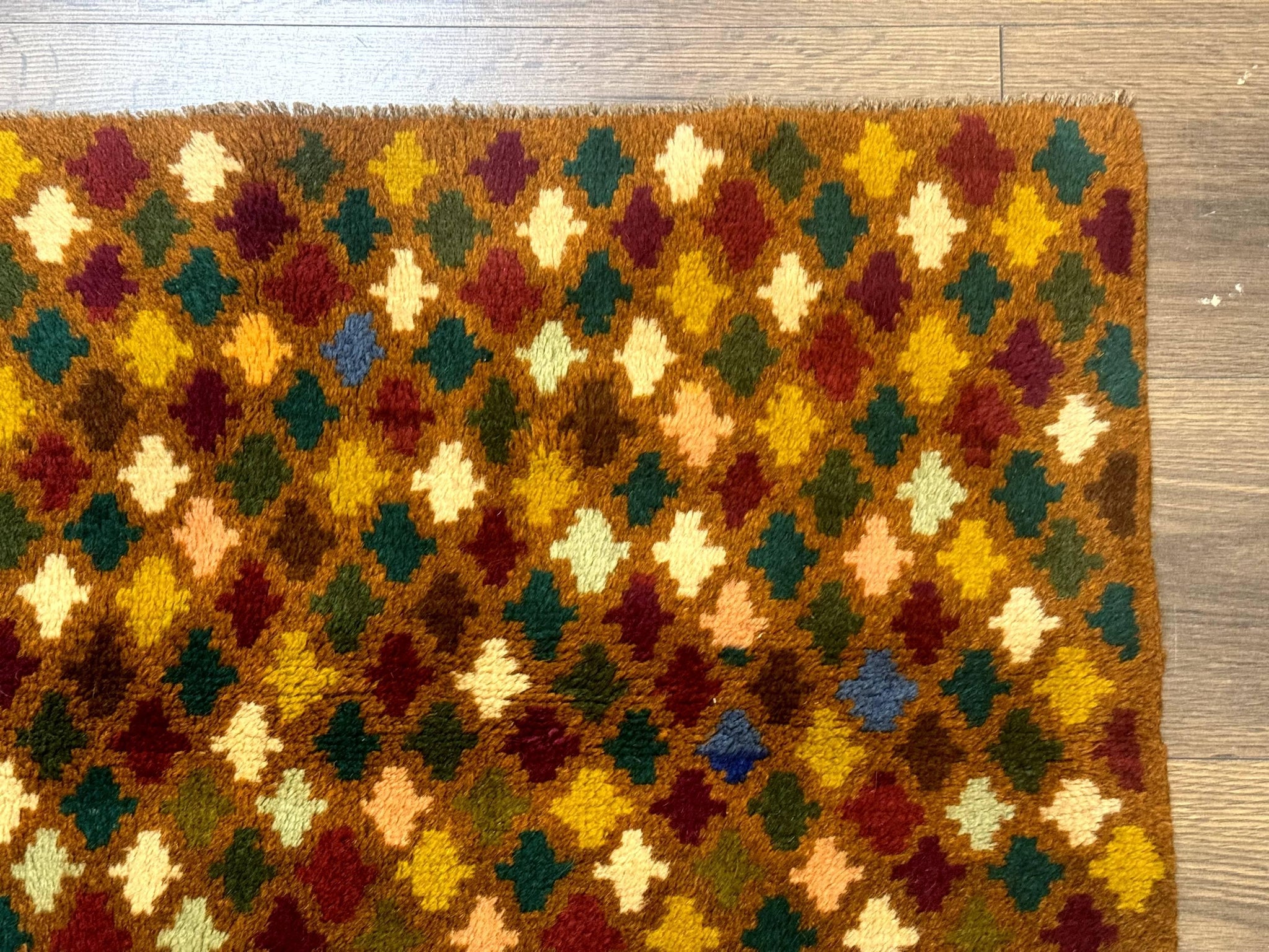 Balouch Rug 3x4, Burnt-Orange, Multicolor, Afghan Rug by Jewel Rugs