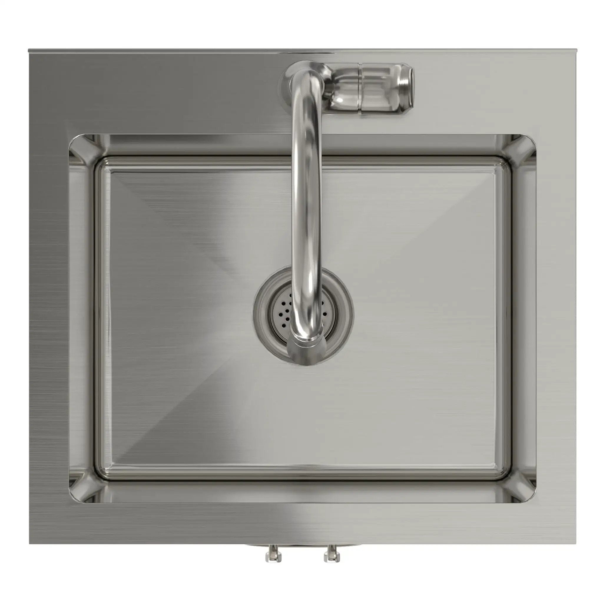Reed - Deluxe Laundry Cabinet With Pull-Out Faucet And Stainless Steel Sink by Unique Piece Furniture