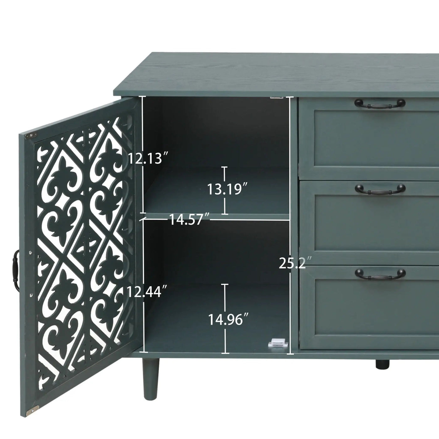 2 Door 3 Drawer Cabinet by HouseOfZazla