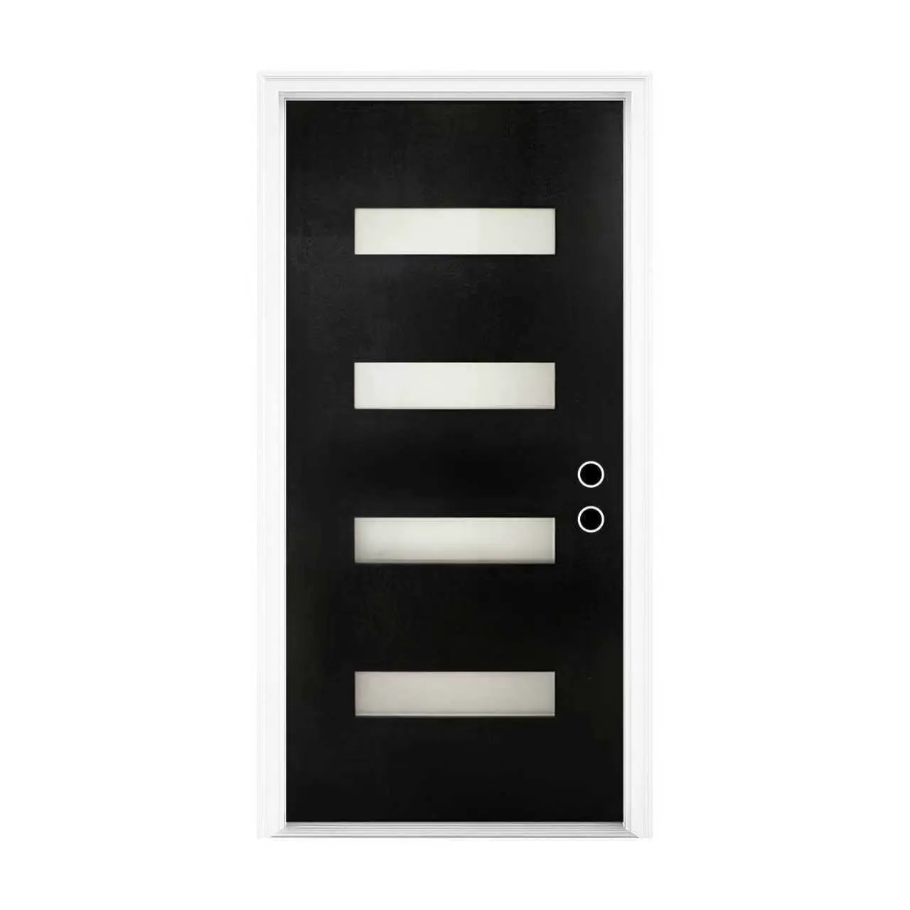 36 x 80 FRP Entry Door Slab with Frosted Glass by HouseOfZazla