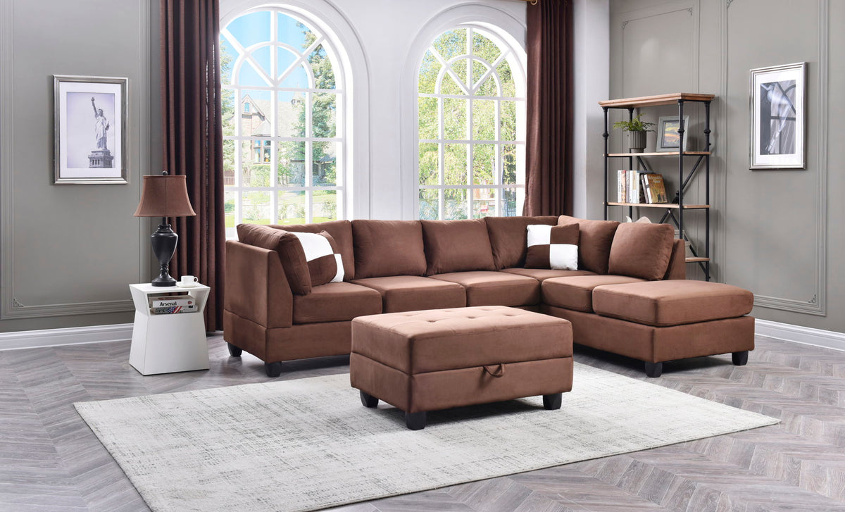 Comfort Sectional with Removable Backs - Multiple Colors, photo 11 of 40