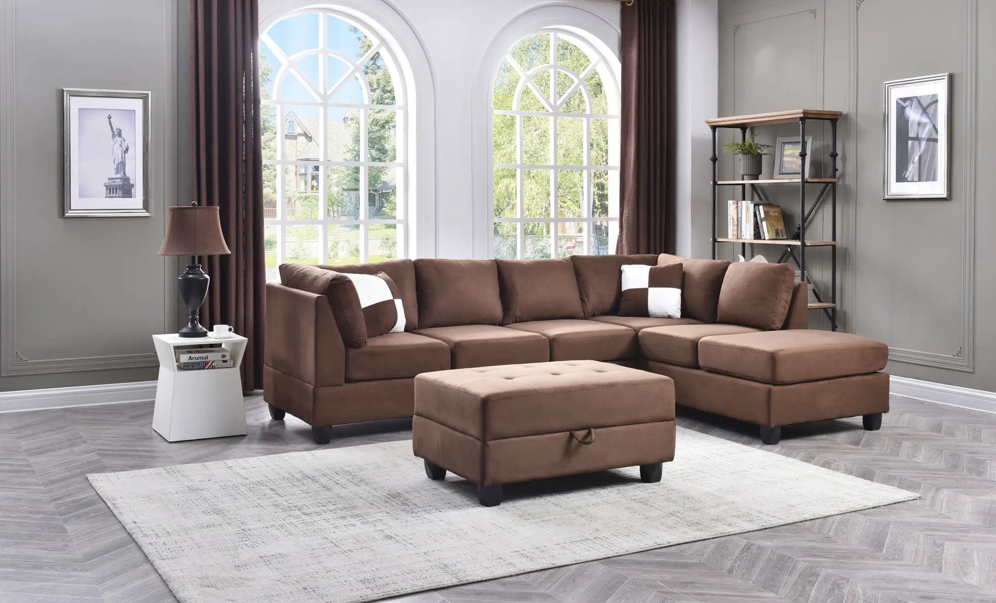 Malone - Comfort Sectional by Unique Piece Furniture