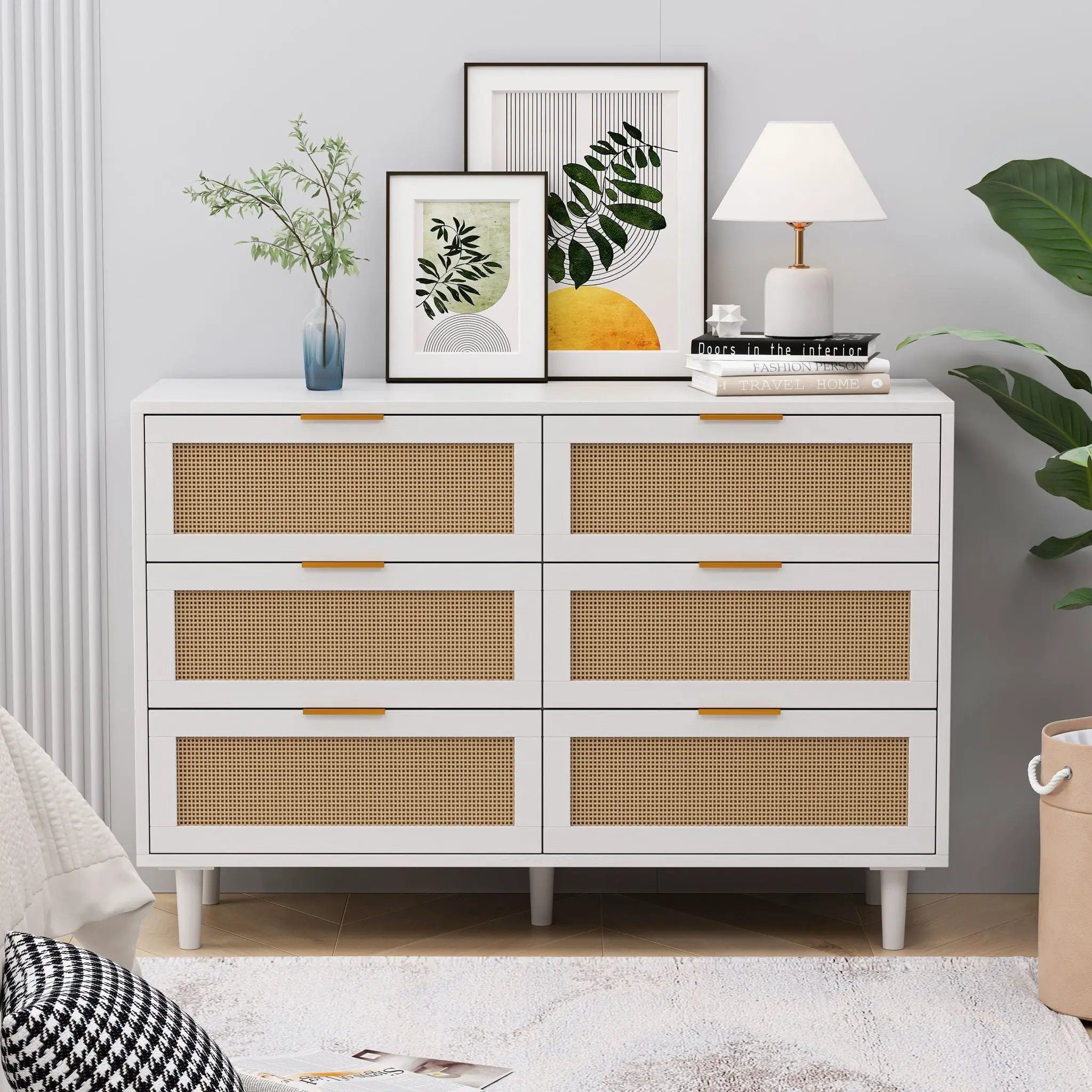 6 Drawer Storage Modern Cabinet For Bedroom by Unique Piece Furniture
