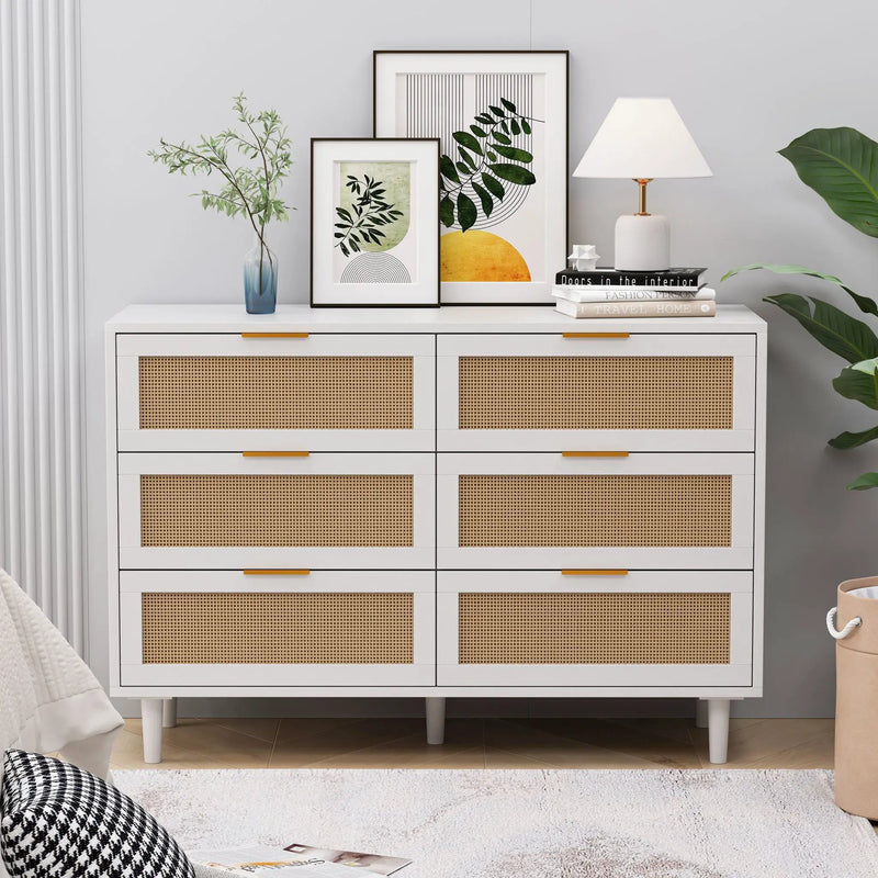 6 Drawer Storage Modern Cabinet For Bedroom by Unique Piece Furniture
