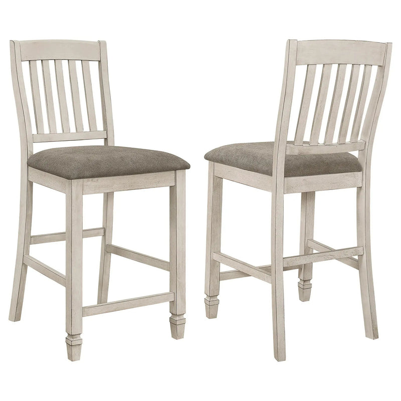 Counter Height Chair (Set of 2) - Ivory by HouseOfZazla