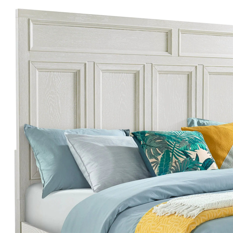 Storage Bed With Panel Headboard And Spacious Footboard Drawers by HouseOfZazla