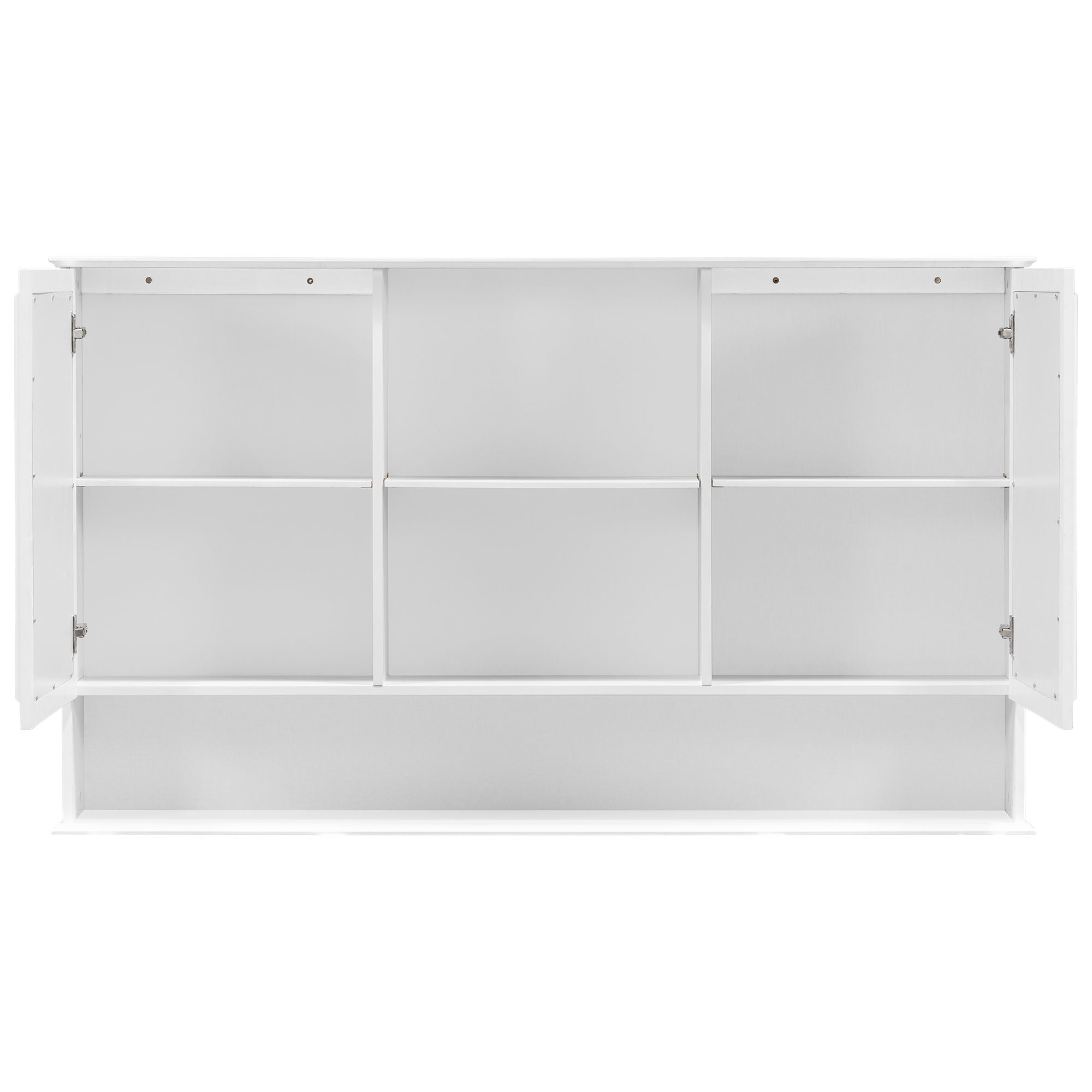 Wall Mounted Bathroom Medicine Cabinet With Double Mirrored Doors by HouseOfZazla