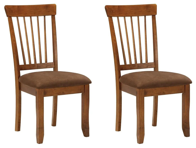 Berringer - Dining UPH Side Chair (Set of 2) - Rustic Brown by Unique Piece Furniture