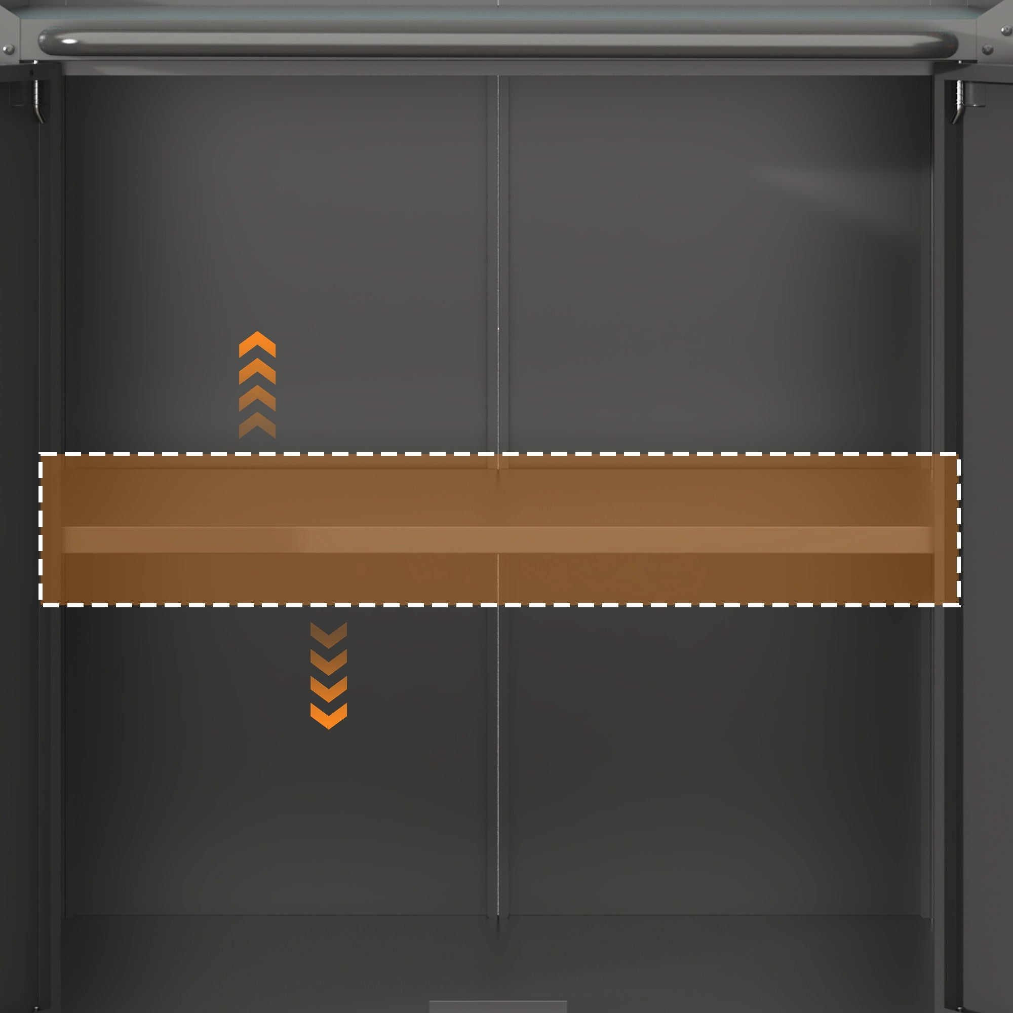 Heavy Duty Metal Garage Storage Cabinet With Wheels Sturdy Tool Organizer by HouseOfZazla