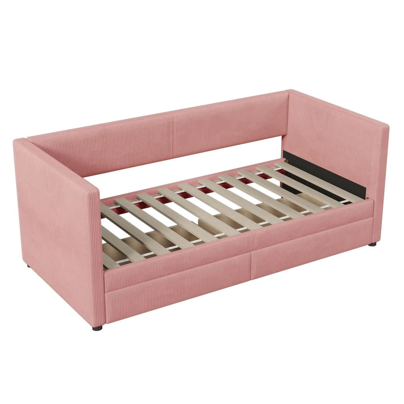 Daybed With Two Drawers And Wood Slat by HouseOfZazla
