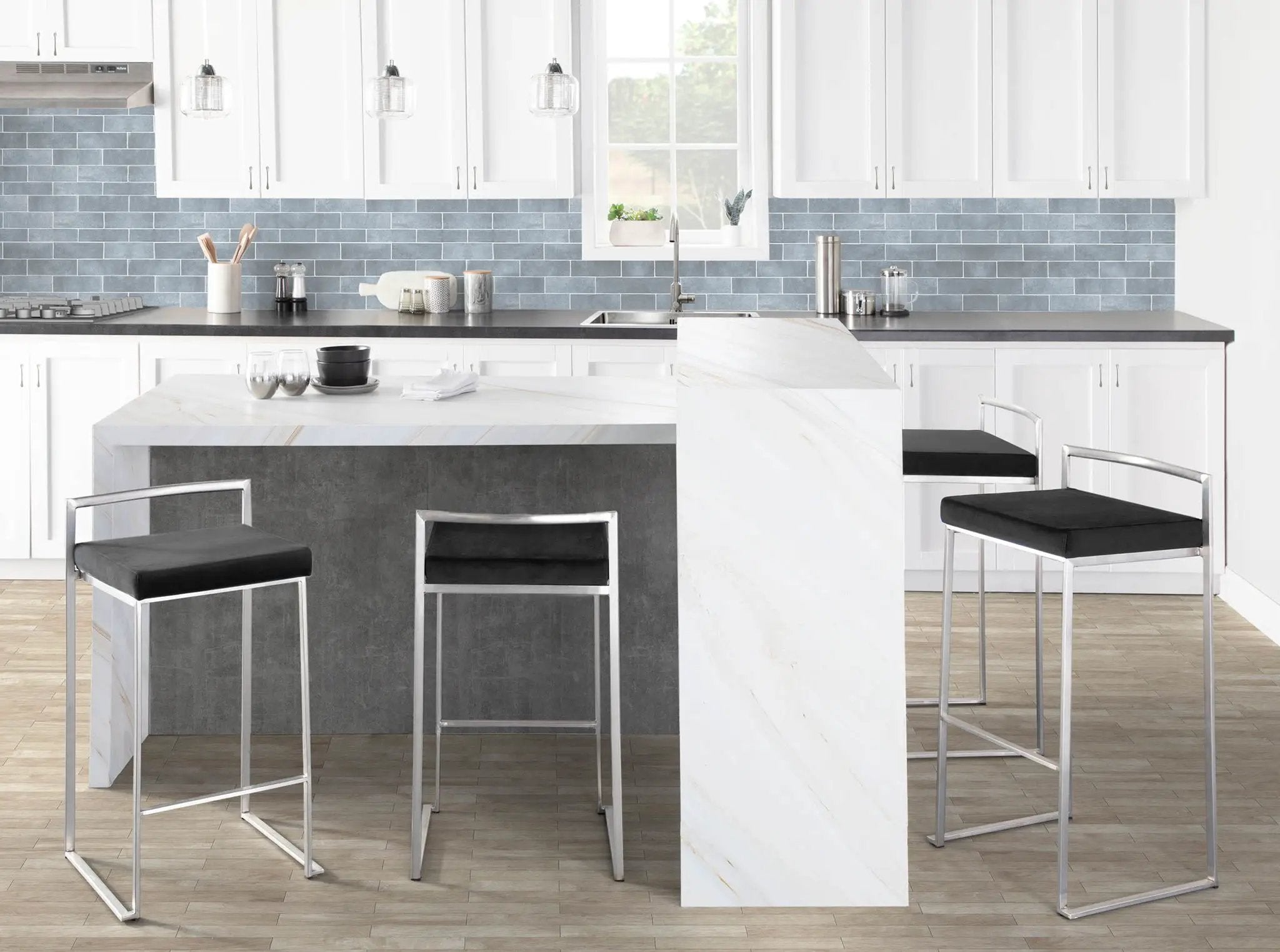 Fuji - Contemporary Stackable Design Barstool by Unique Piece Furniture