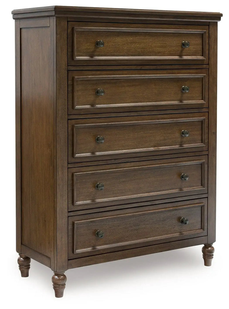 Sturlayne - Five Drawer Chest - Brown by Unique Piece Furniture