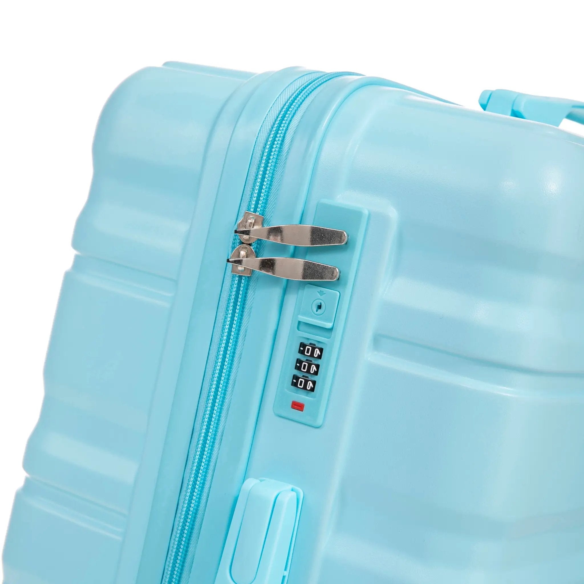HIFINE Tourist 3-Piece ABS Spinner Wheel Luggage Set (Blue) by HouseOfZazla