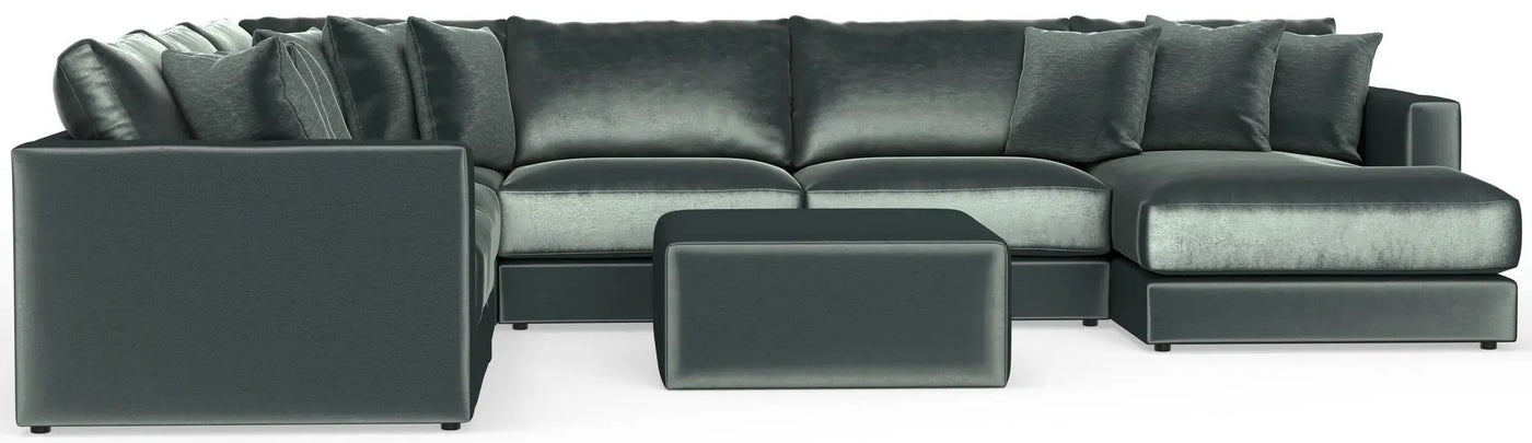 Remington - Modular Sofa And Cocktail Ottoman by Unique Piece Furniture