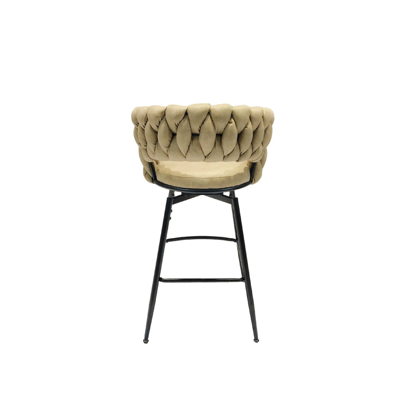 Bar Stool 360 Swivel With Back Footrest by HouseOfZazla