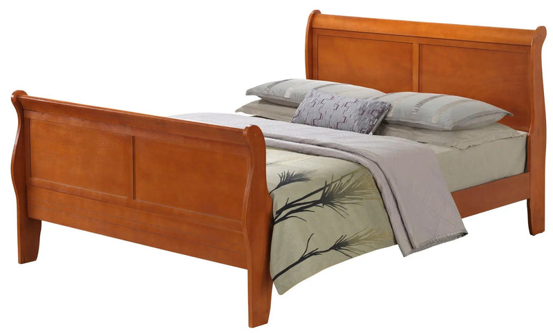 Louis Phillipe - Panel Sleigh Bed by Unique Piece Furniture