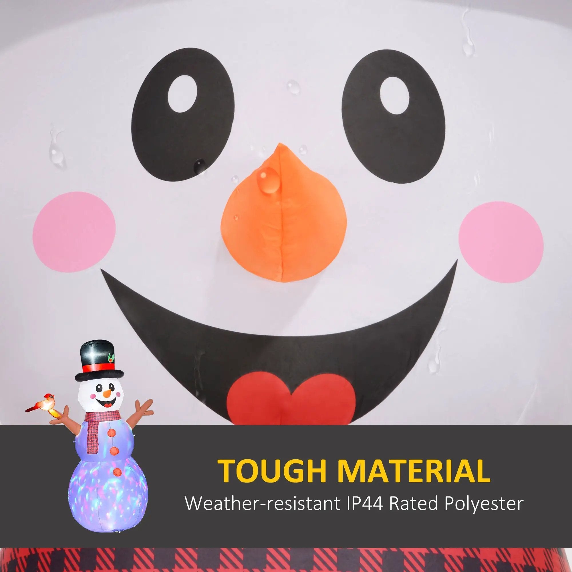 Outsunny 7.9' Christmas Inflatables Snowman by HouseOfZazla