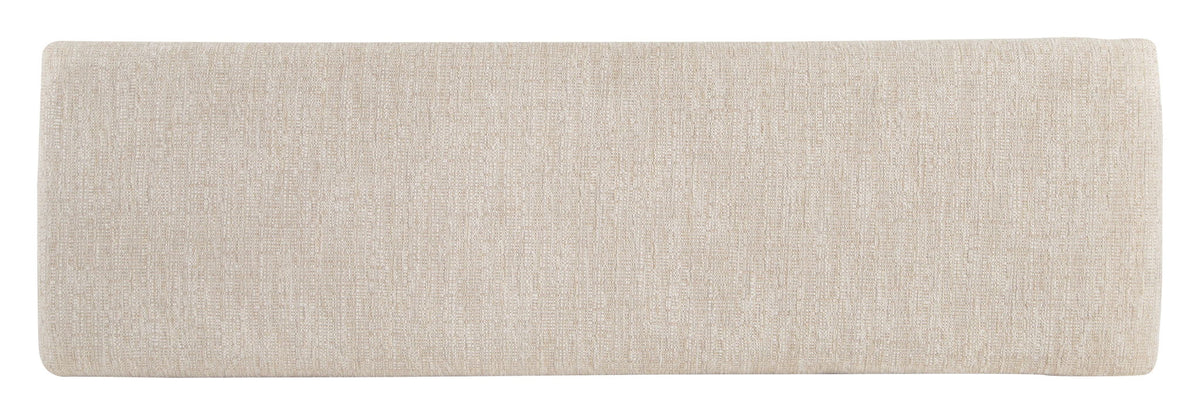 Heron Cove - Bench With Upholstered Seat - Chalk White, photo 2 of 7