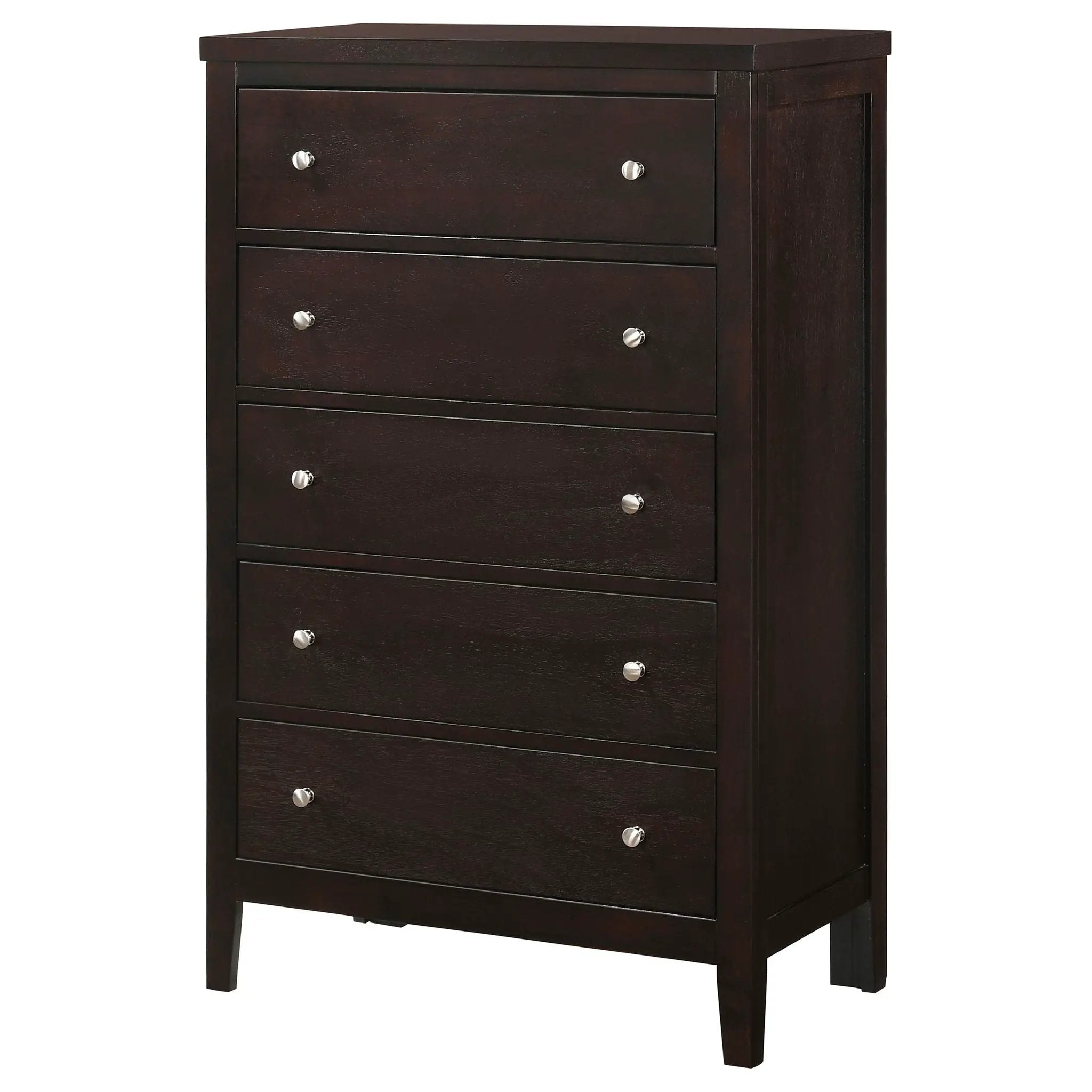 Carlton 5-drawer Bedroom Chest Cappuccino by Unique Piece Furniture