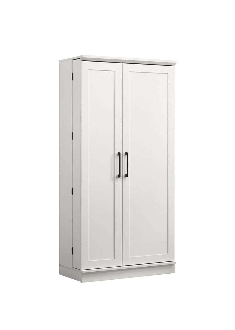Lincoln - Storage Cabinet With Swing Out Storage Door - White by HouseOfZazla