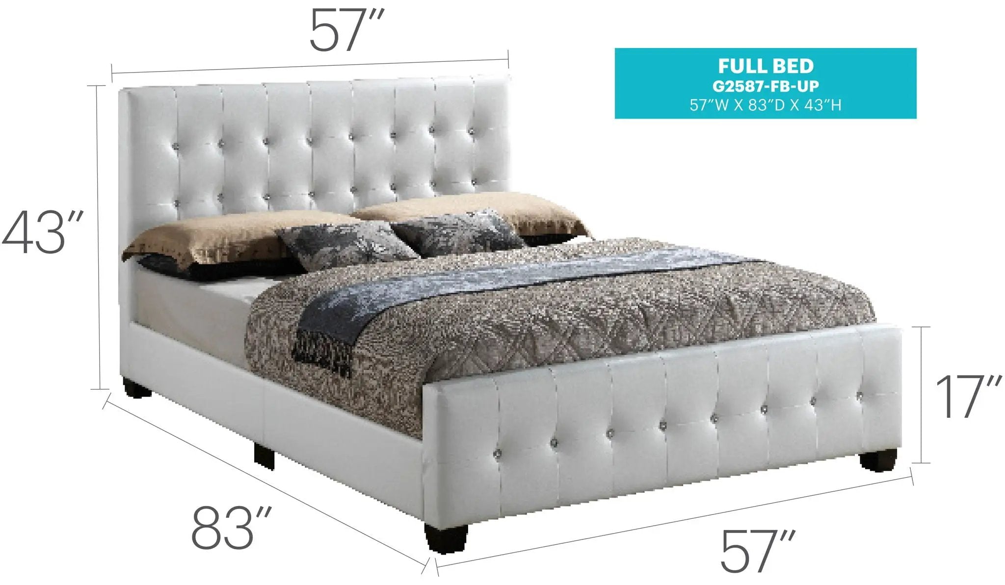Stylish Transitional Bed by Unique Piece Furniture