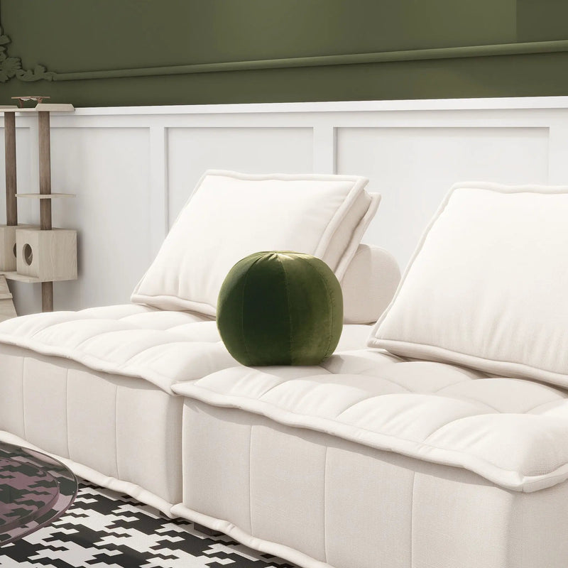 Luna - Round Sphere Accent Ball Throw Pillow by Unique Piece Furniture