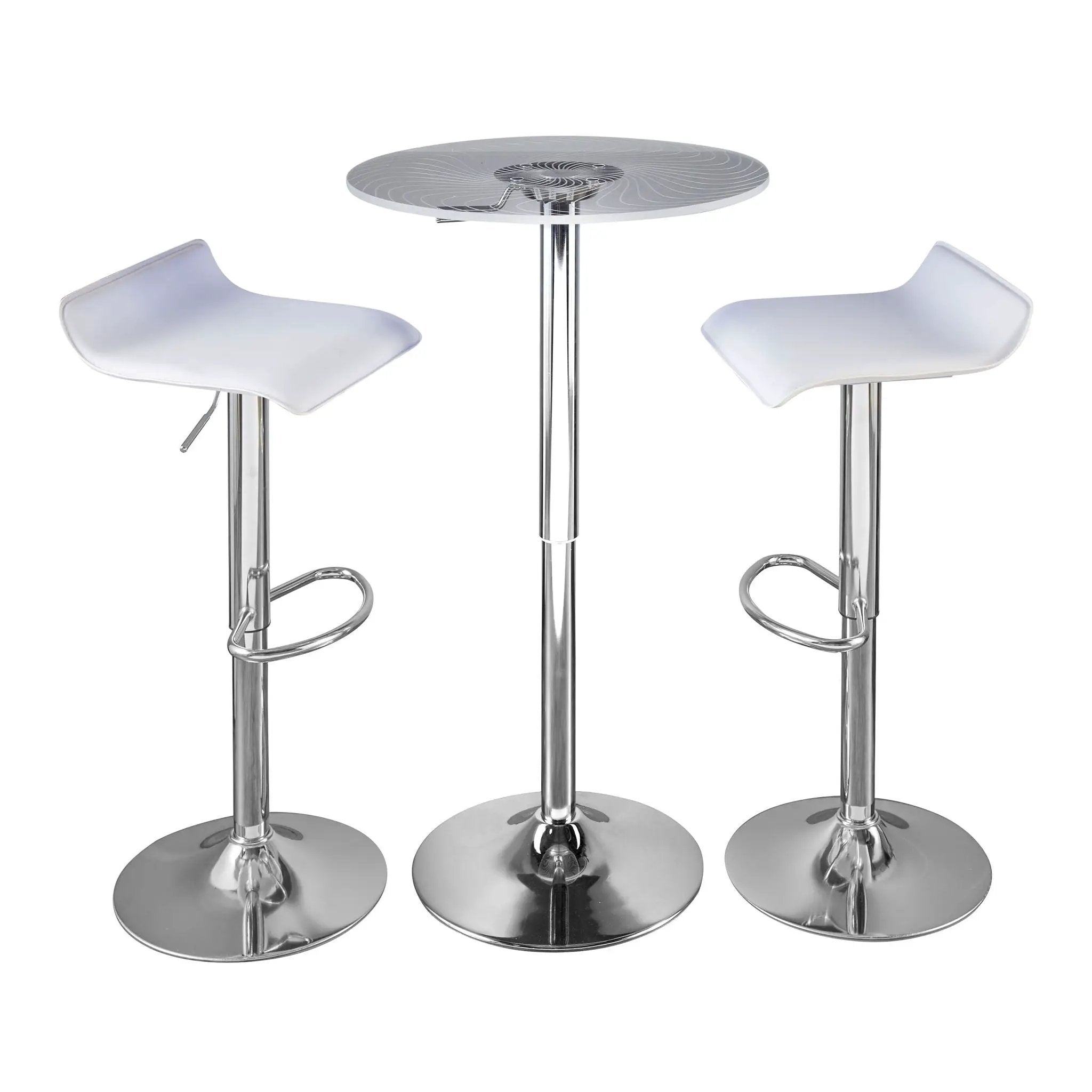 Spyra Ale - 3 Piece Contemporary Adjustable Bar With Up Set by HouseOfZazla