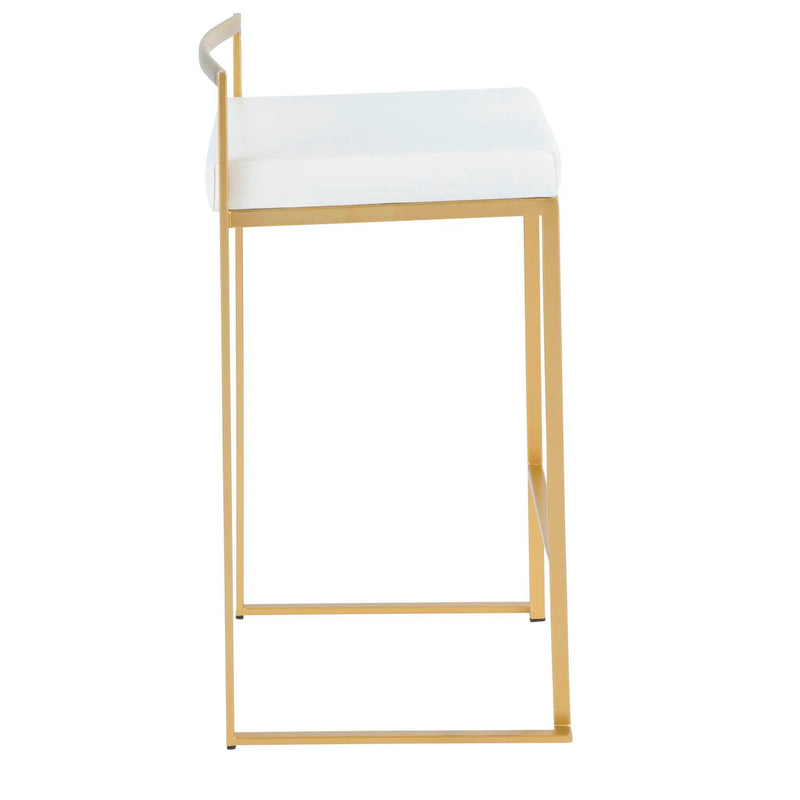 Fuji - Contemporary / Glam Design Counter Stool (Set of 2) by Unique Piece Furniture