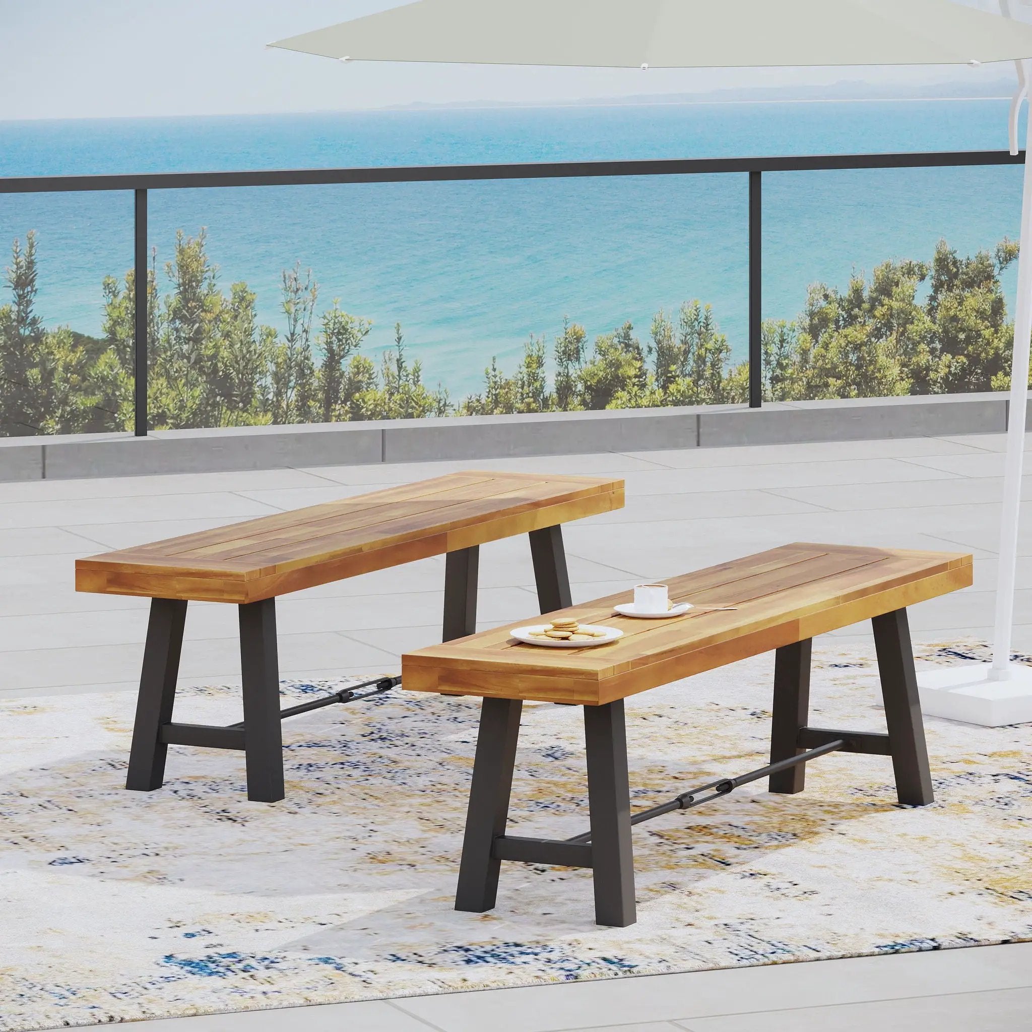 Catriona - Bench - Teak by HouseOfZazla