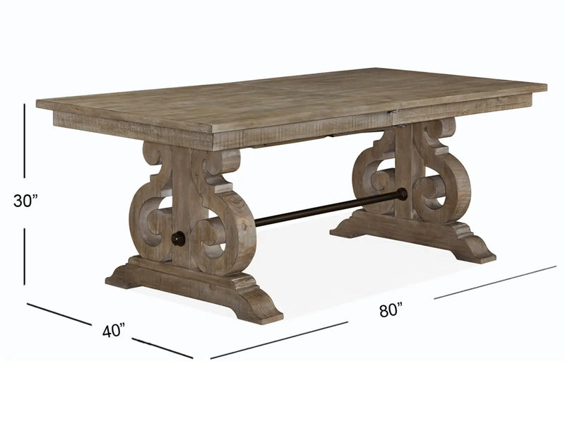 Tinley Park - Rectangular Dining Table - Dove Tail Gray, photo 2 of 7