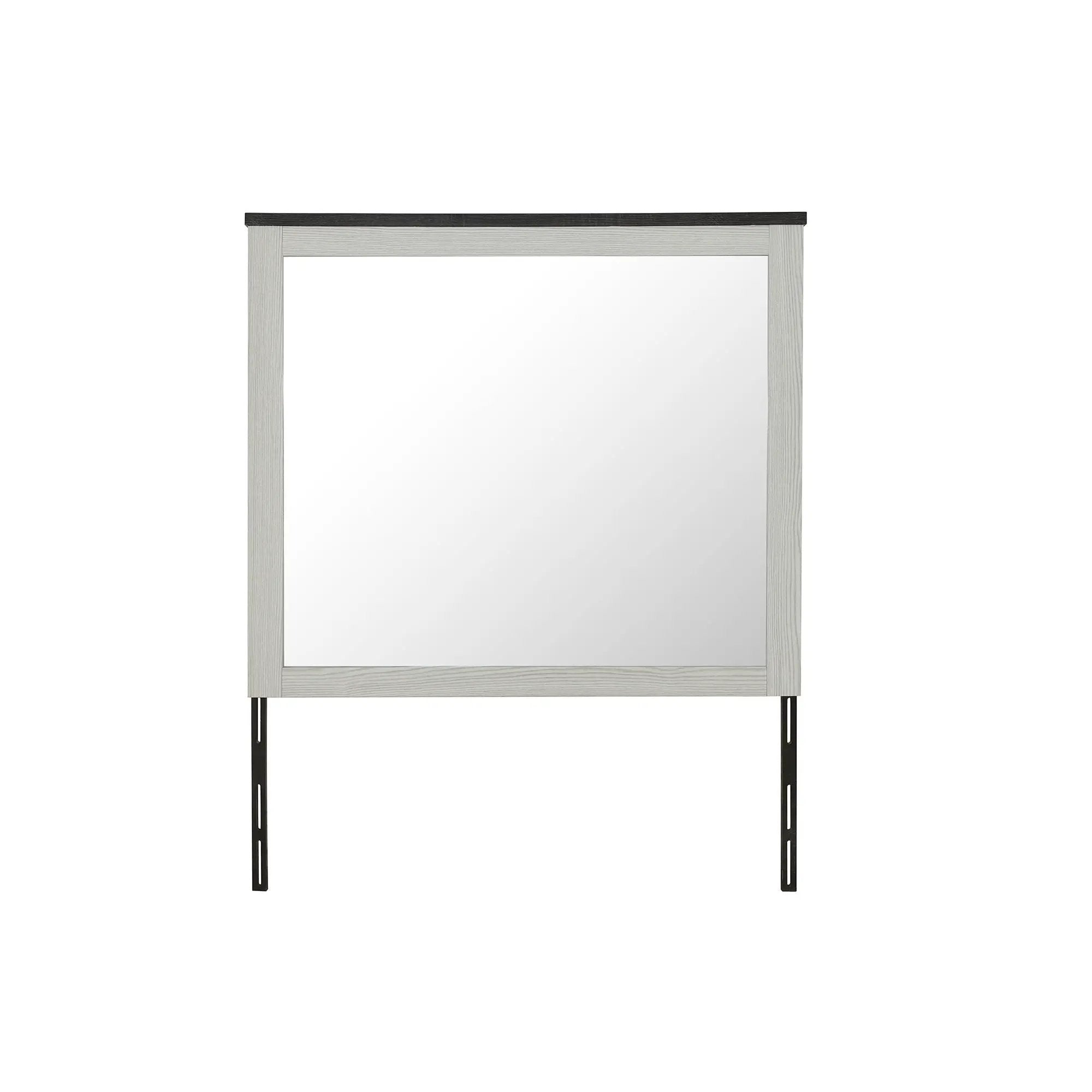 Avery - Mirror With Sleek Frame Large Scale Mirror For Dresser - Beige by HouseOfZazla