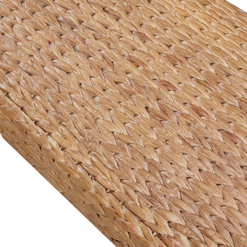 Bench With Water Hyacinth Seat - Brown by HouseOfZazla