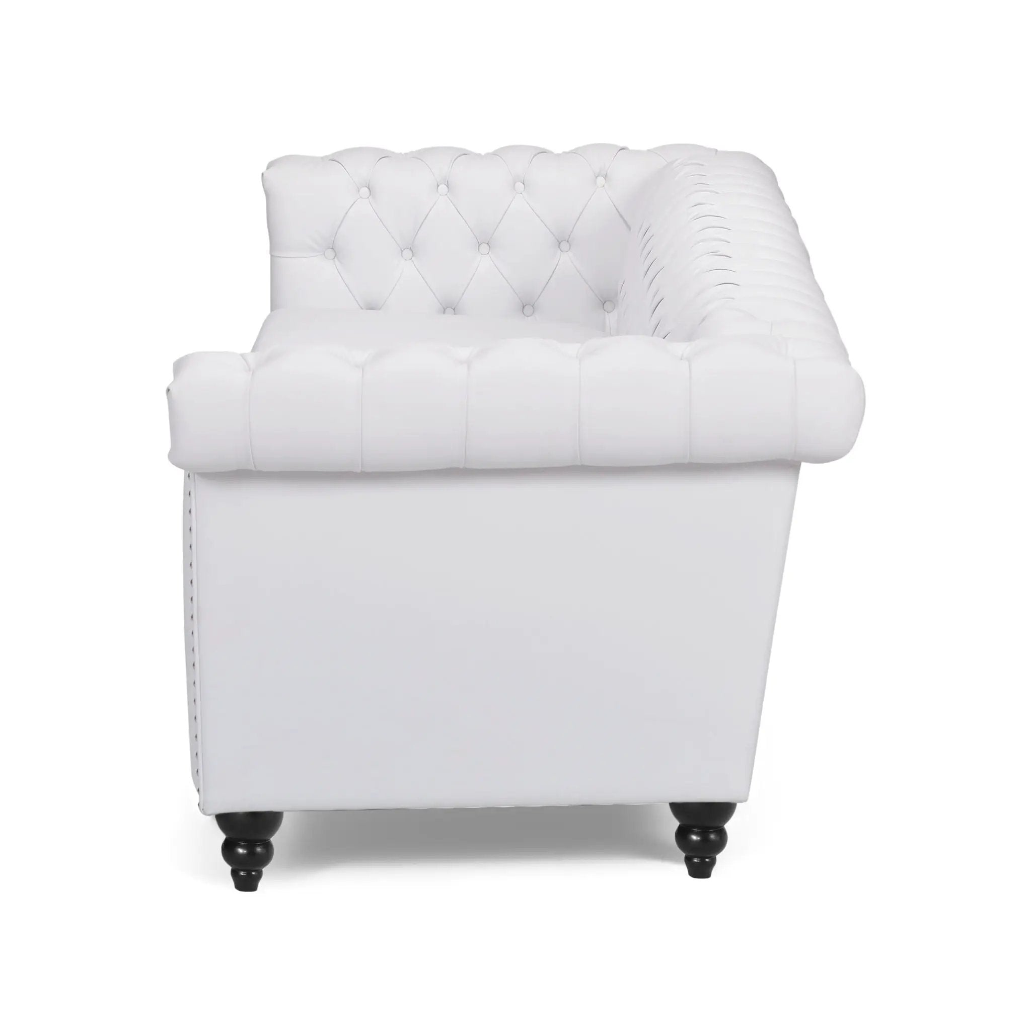 Chesterfield Style 3 Seater Sofa With Deep Button Tufting by HouseOfZazla