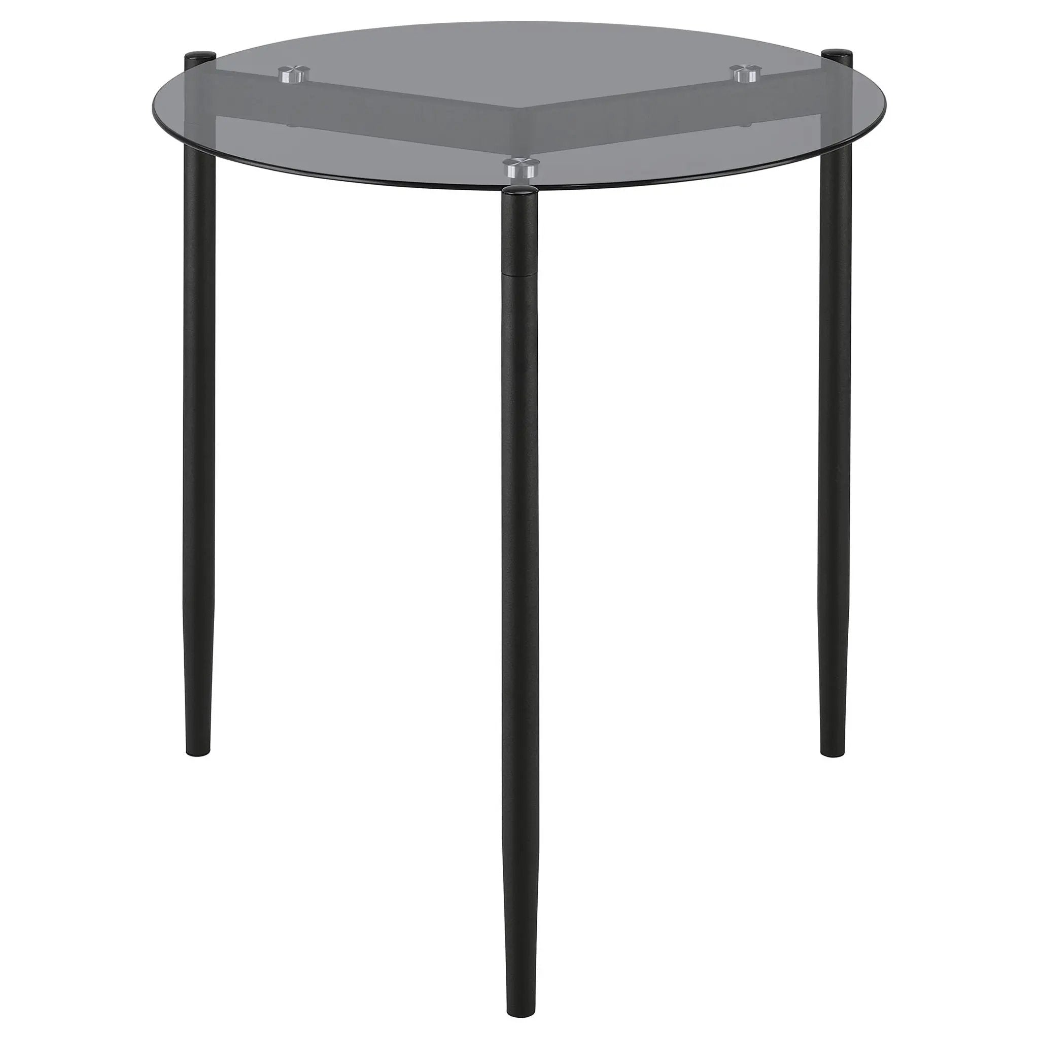 Rosalie 2-piece Round Coffee and End Table Set Grey by Unique Piece Furniture