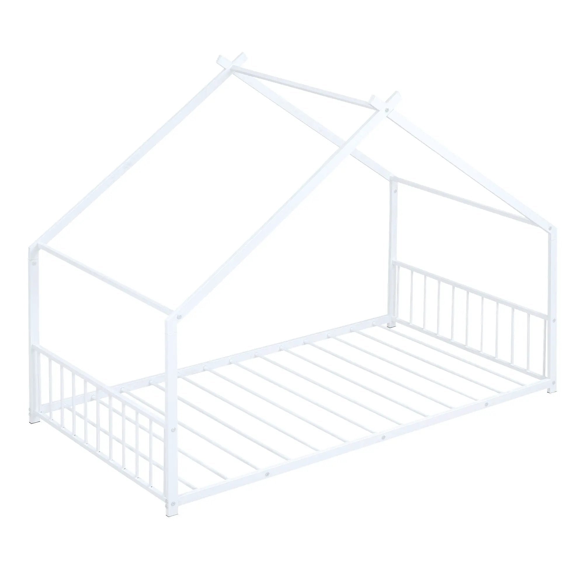 Metal House Bed by HouseOfZazla