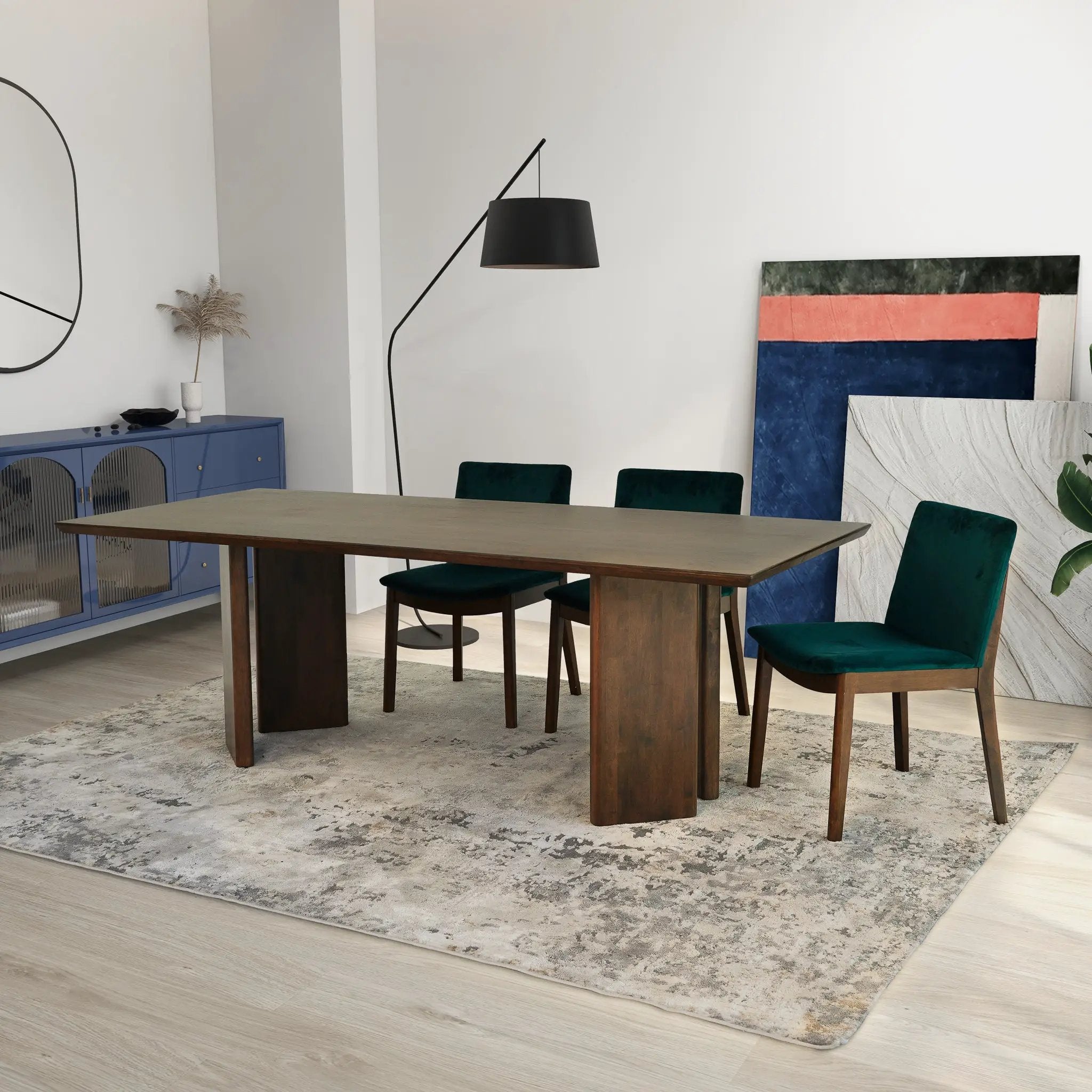 Paloma Dining Table and 4 Side Chairs by HouseOfZazla
