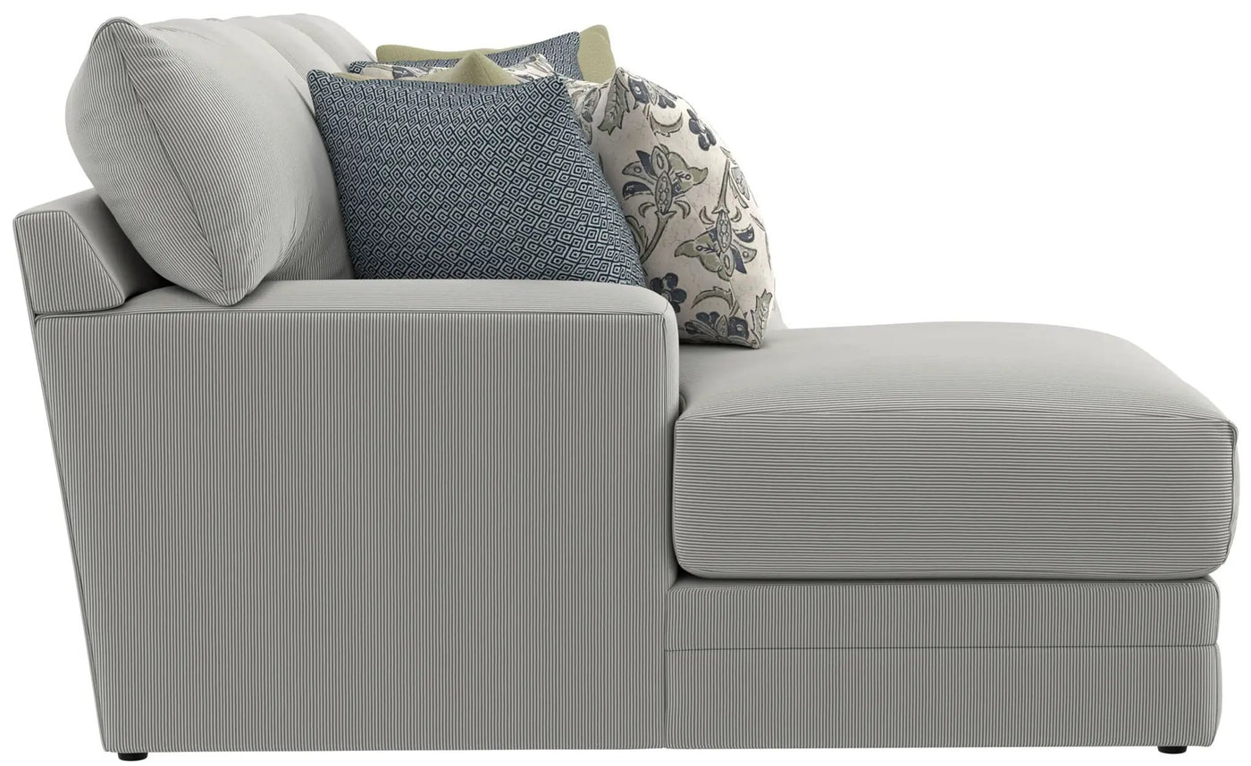 Stockbridge - Sectional With Comfort Coil Seating And 9 Accent Pillows Included by Unique Piece Furniture