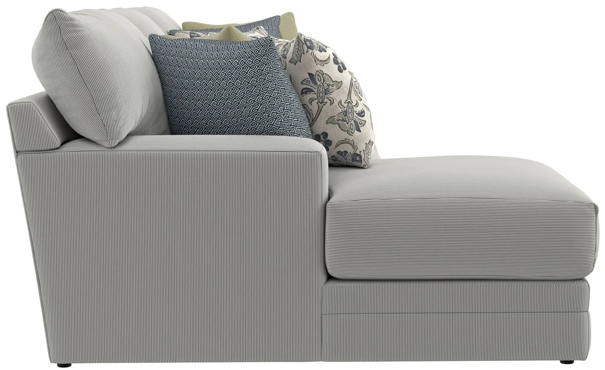 Stockbridge - Sectional With Comfort Coil Seating And 9 Accent Pillows Included by Unique Piece Furniture
