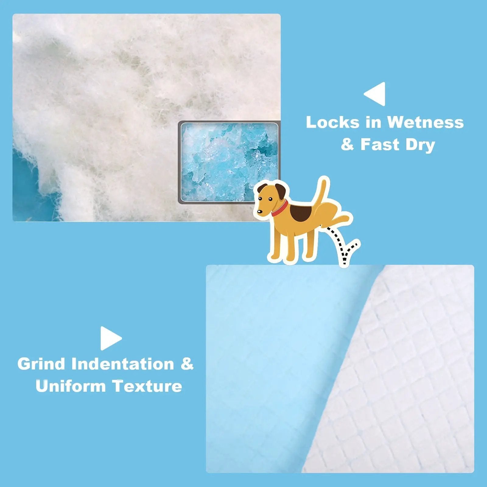 300 Pieces 17 x 24 Inch Pet Wee Pee Piddle Pad by DirectDeals