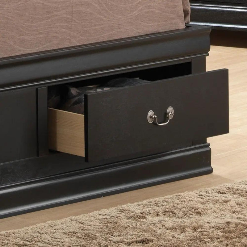 Traditional Style Bookcase Storage Bed by Unique Piece Furniture