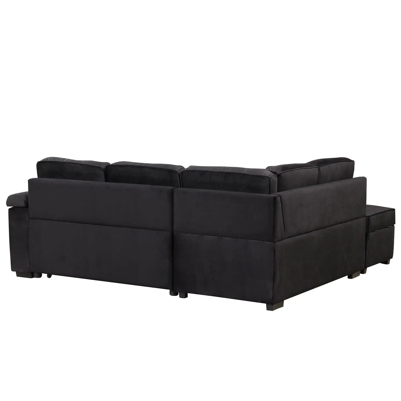 Sleeper Sofa Bed, 2 In 1 Pull Out Sofa Bed L Shape Couch With Storage Ottoman For Living Room, Bedroom Couch And Small Apartment by HouseOfZazla